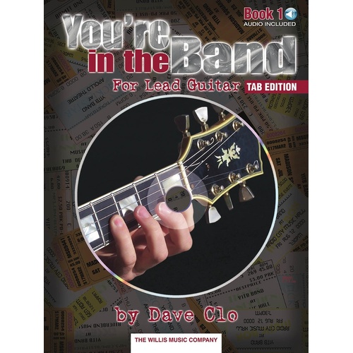 You're In The Band Lead Guitar Book 1 TAB (Softcover Book/CD)