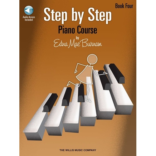 Step by Step Piano Course Book 4 with Online Audio