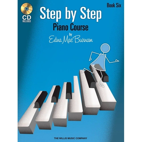 Step by Step Piano Course Book 6 with CD by Willis Music