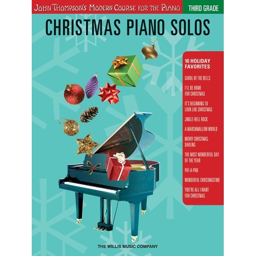 Christmas Piano Solos 3rd Grade (Softcover Book)