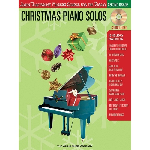 Christmas Piano Solos Second Grade BK/CD