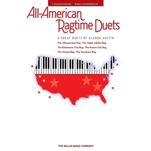 All American Ragtime Duets (Softcover Book)