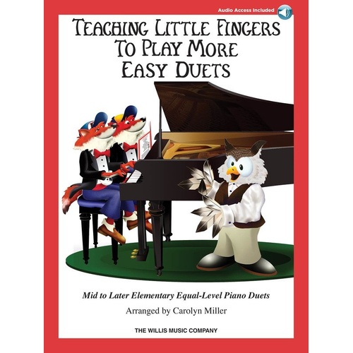 Teaching Little Fingers to Play More Easy Duets Book with Online Audio