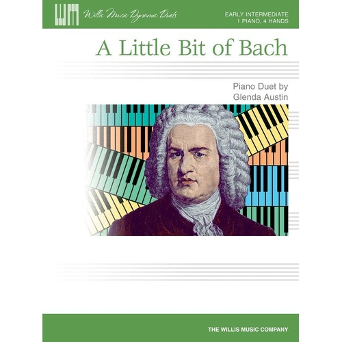 A Little Bit of Bach - Piano Duet by Willis Music, 8 Pages, Key: D Minor