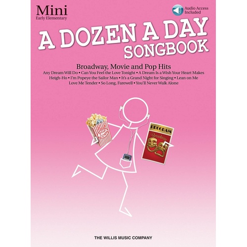 A Dozen A Day Songbook - Mini Book/CD (Softcover Book/CD)
