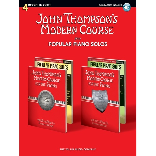 Modern Course Plus Popular Piano Solos (Softcover Book/CD)