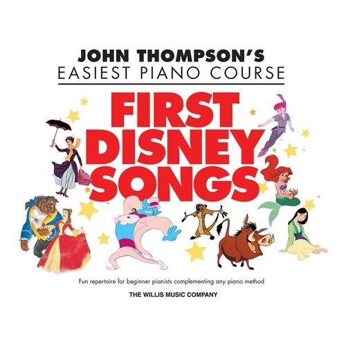 Easiest Piano Course First Disney Songs (Softcover Book)