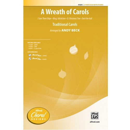 A Wreath of Carols 2 Part Choral Sheet Music