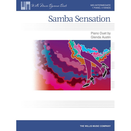 Samba Sensation Piano Duet (Sheet Music)
