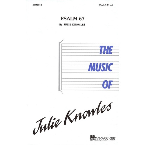 Psalm 67 SSA (Octavo)