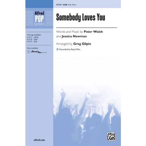 Somebody Loves You SAB Choral Sheet Music