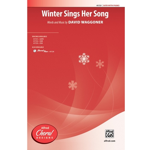 Winter Sings Her Song SATB Choral Sheet Music