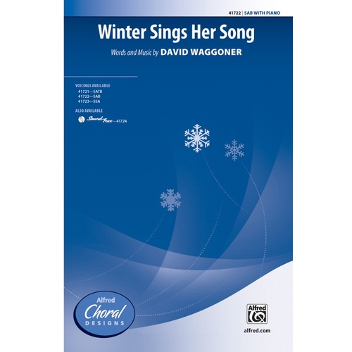 Winter Sings Her Song SAB Choral Sheet Music