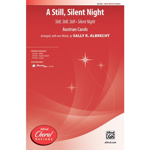 A Still Silent Night SATB Choral Sheet Music