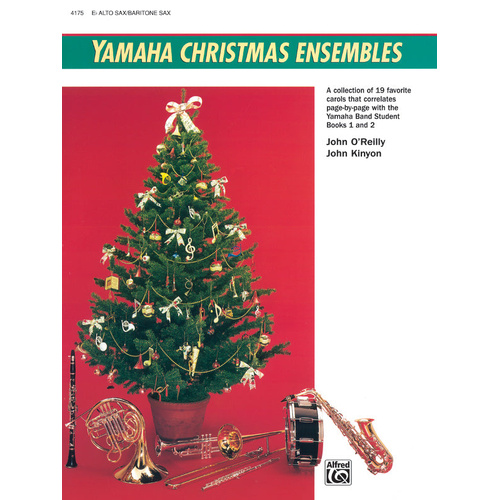 Yamaha Christmas Ensembles for Alto/Baritone Sax - 19 Arrangements of Holiday Favorites, Flexible Format, Mixed Ensemble Sheet Music