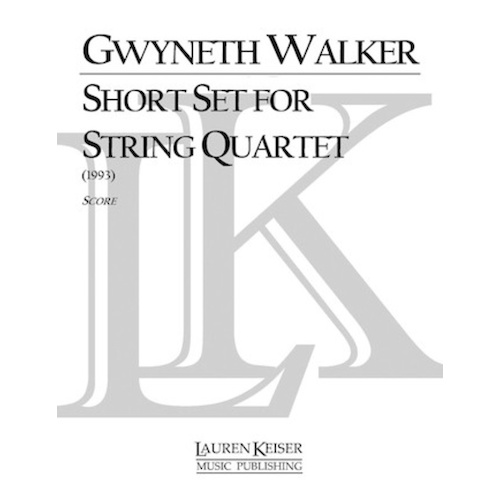 Walker - Short Set For String Quartet Score (Pod)