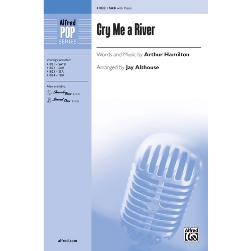 Cry Me A River SAB