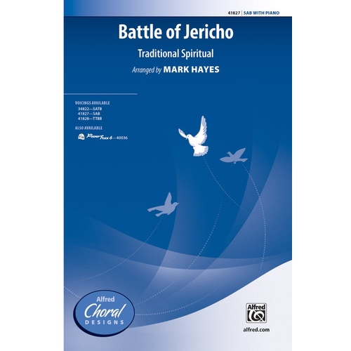 Battle of Jericho SAB Choral Sheet Music