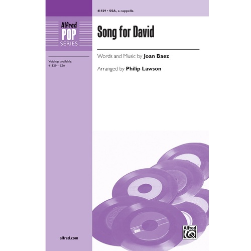 Song for David SSA Choral Sheet Music