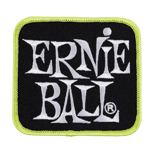 Ernie Ball EB Stacked Logo Patch Green Embroidered