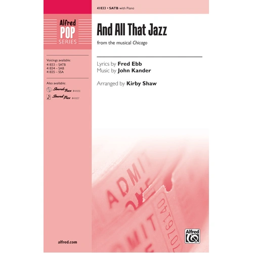 And All That Jazz SATB Choral Sheet Music
