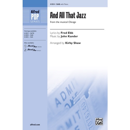 And All That Jazz SAB Choral Sheet Music
