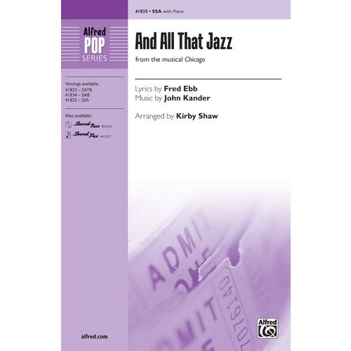 And All That Jazz SSA Jazz Ensemble Sheet Music