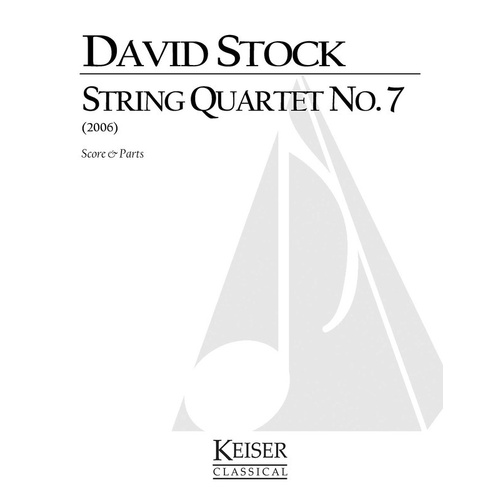 String Quartet No 7 Score/Parts Pod (Music Score/Parts)