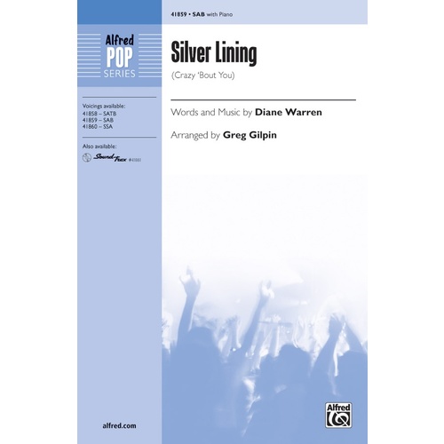 Silver Lining SAB Choral Sheet Music