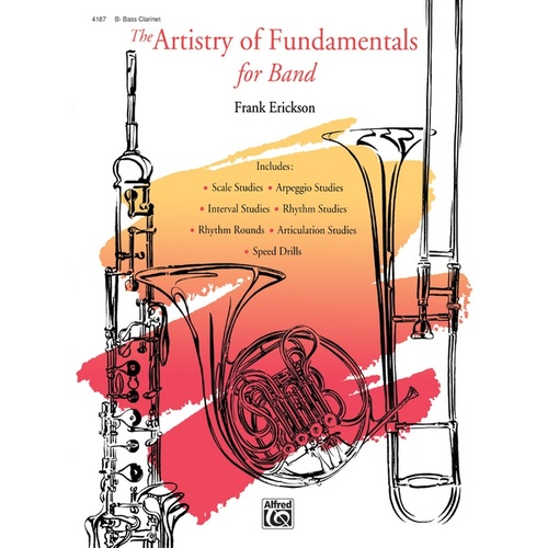Artistry of Fundamentals for Band Bb Bass Clarinet Sheet Music