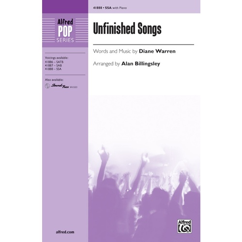 Unfinished Song SSA - Choral Sheet Music