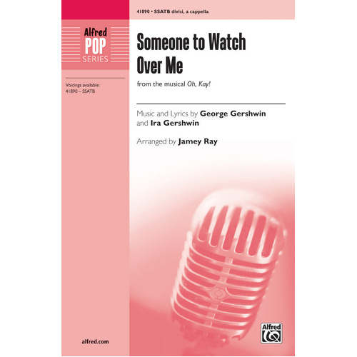 Someone to Watch Over Me SATB Choral Sheet Music