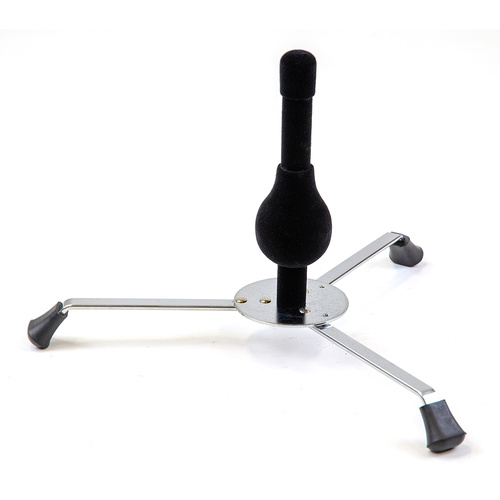 Fold-Away Trumpet Stand with Chrome Finish and Felt Spike