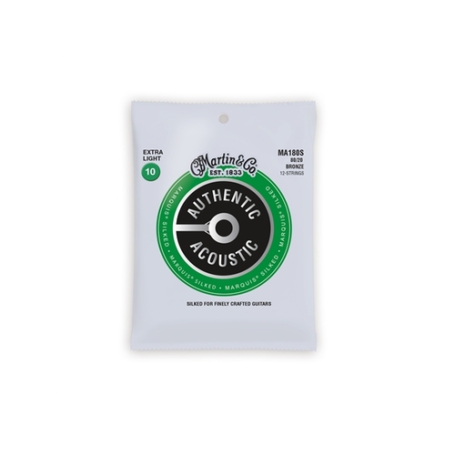 Martin Strings : Martin Authentic Marquis 12 Stg XL 10-47 80/20