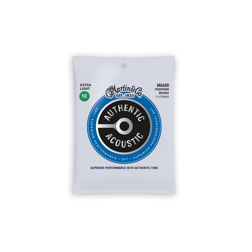 Martin Strings : Martin Authentic 12 Stg Extra Light 10-47 92/8