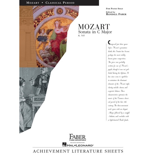 Sonata K 545 C Piano Solo (Sheet Music)