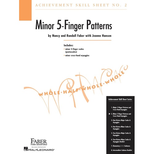 Achievement Skill Sheet 2 Min 5 Finger Pattern