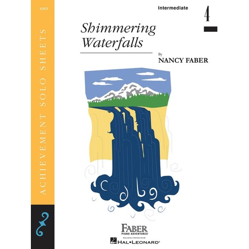 Shimmering Waterfalls Intermediate Piano Solo (Sheet Music)