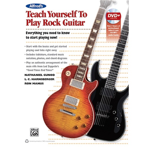 Teach Yourself to Play Rock Guitar Book and DVD