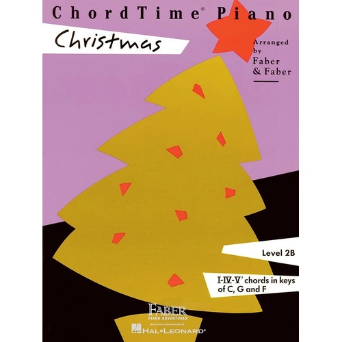 ChordTime Piano Christmas Level 2B - Faber Piano Adventures, 28 Pages, Piano Solo Collection for Seasonal Events