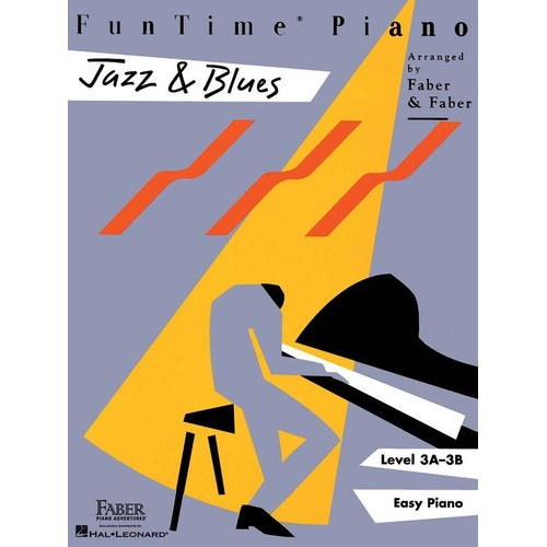 FunTime Piano Jazz and Blues Level 3A - 3B Book by Faber Piano Adventures