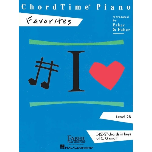 ChordTime Piano Favorites Level 2B by Faber Piano Adventures