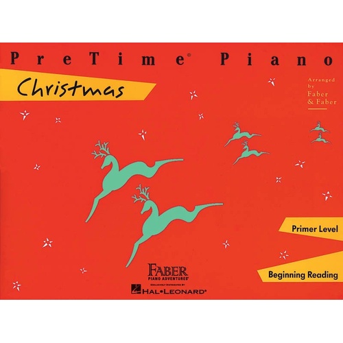 Pre Time Piano Christmas Primer Level for Beginners