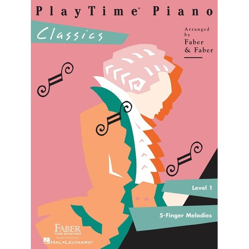 Play Time Piano Classics Level 1 by Faber Piano Adventures, 24 Pages, Piano Solo, Includes Selections by Beethoven, Mozart, Schubert, and More