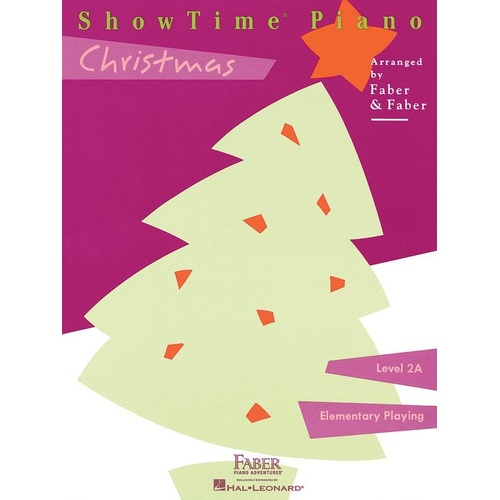 Show Time Piano Christmas Level 2A - Faber Piano Adventures, Piano Solo, 24 Pages