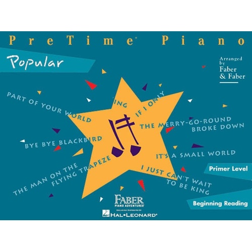 PreTime Piano Popular Primer Level