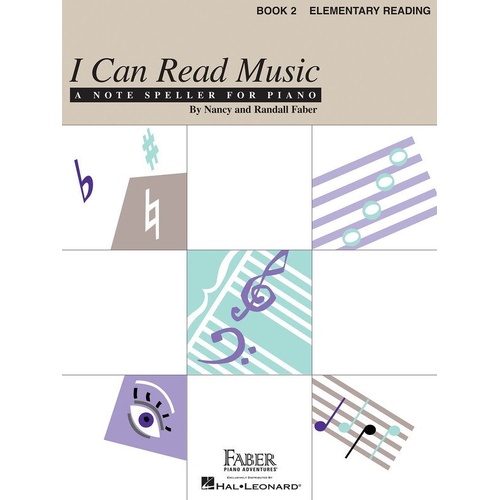 I Can Read Music Book 2 Note Speller for Piano - 32 Pages