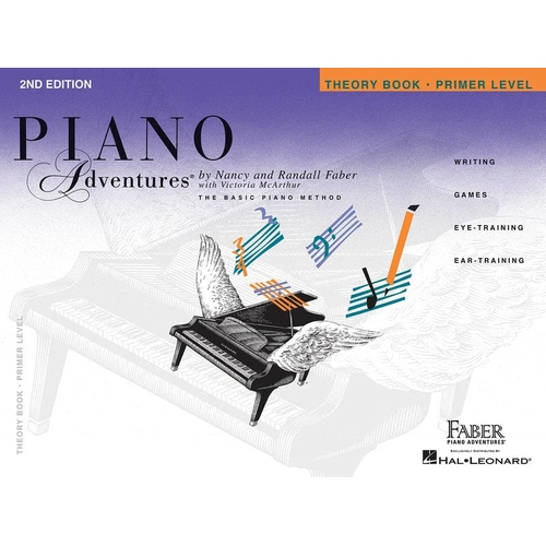 Piano Adventures Theory Primer 2nd Edition Book - 48 Pages, Faber Piano Adventures Series