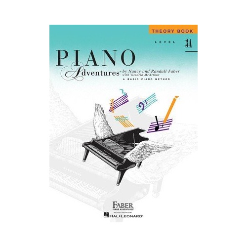Piano Adventures Level 3A Theory Book - Faber Piano Adventures, 40 Pages