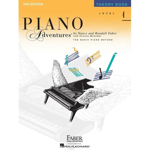 Piano Adventures Level 4 Theory Book 2nd Edition